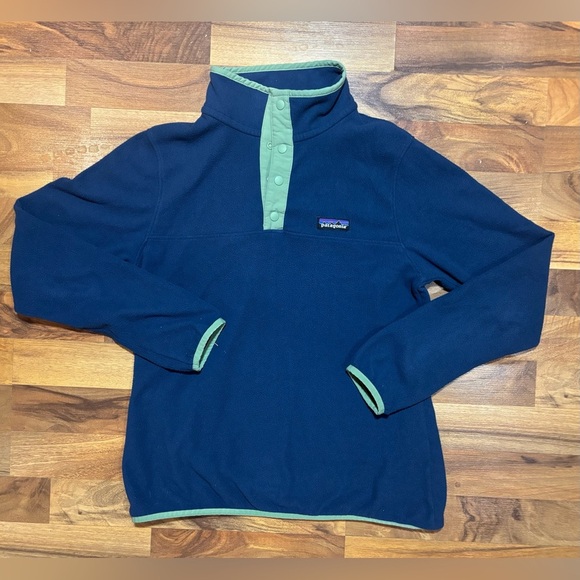 Patagonia Micro D Snap T Fleece Pullover Sweater Women's Size Small Gorpcore - Picture 1 of 6